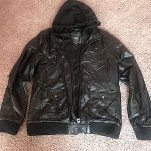 OBEY jacket very soft leather size XXL